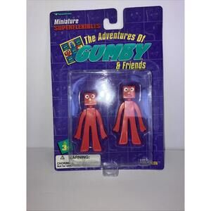 Vintage 1996 The Adventures of Gumby & Friends Mini Superflexibles NEW Sealed